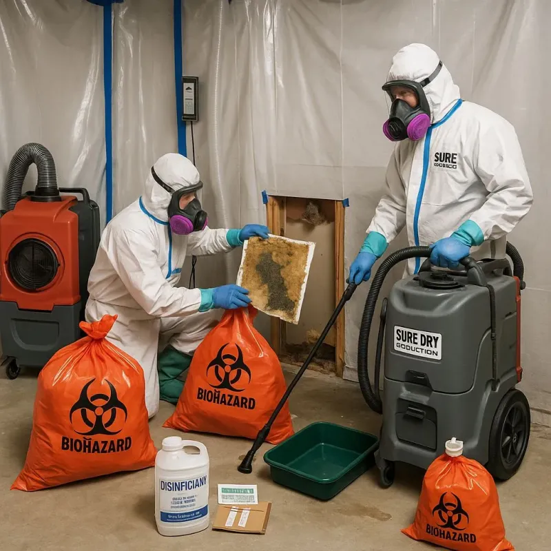 Contaminated Water Handling Protocols process in Kingman, KS